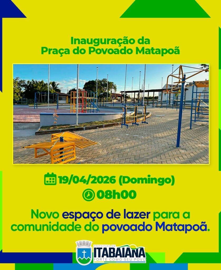 Chega de promessa: Matapoã recebe obra concreta e Itabaiana mostra que trabalho se faz com ação