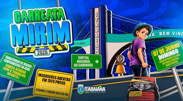Inscrições para a Carreata Mirim de Itabaiana, a maior do mundo, já estão abertas