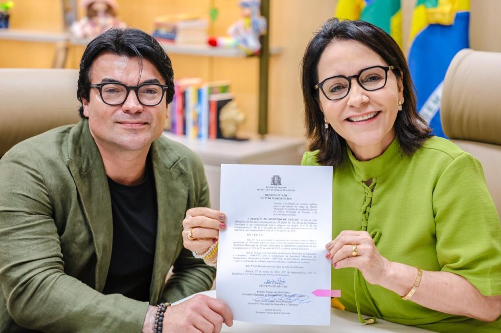 Guarda Municipal de Aracaju tem reajuste e concurso anunciado por Emília Corrêa