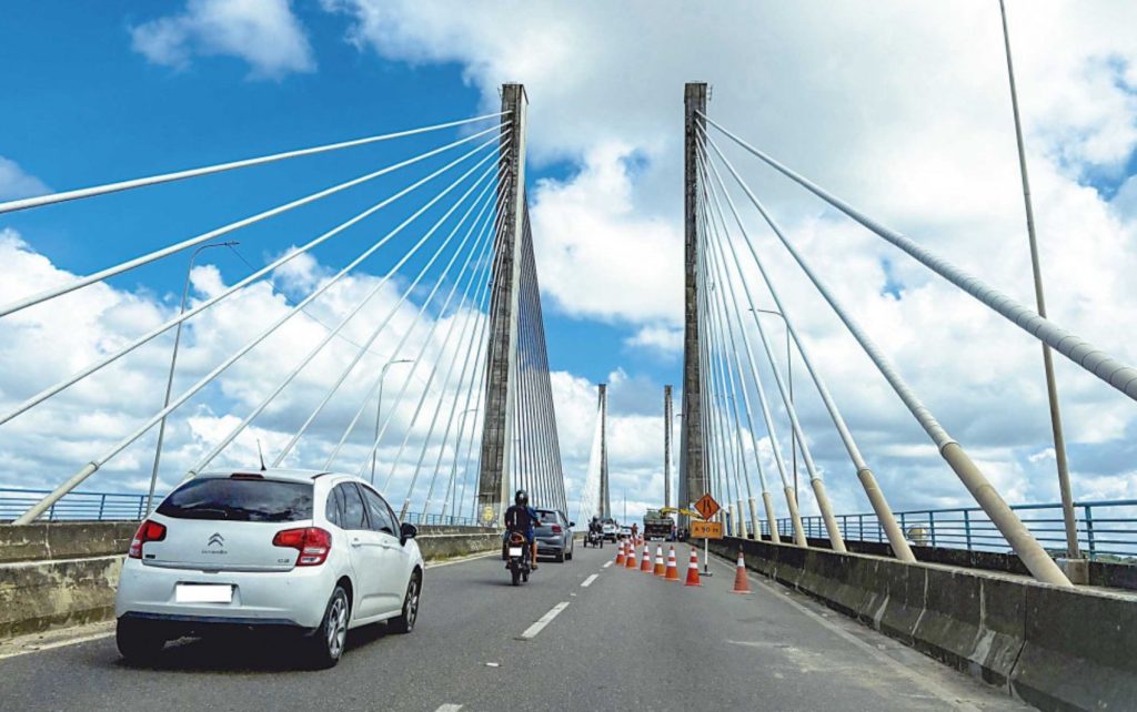 Ponte Aracaju-Barra terá interdição no trânsito para obras de iluminação