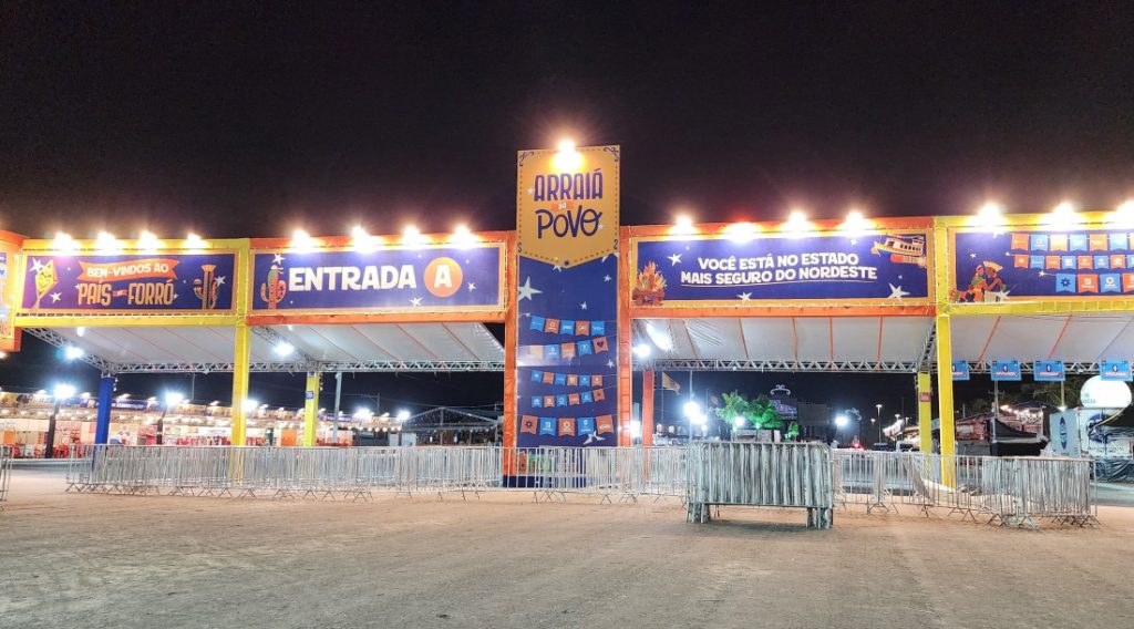 Arraiá do Povo: acesso nesta terça será só pela Entrada A