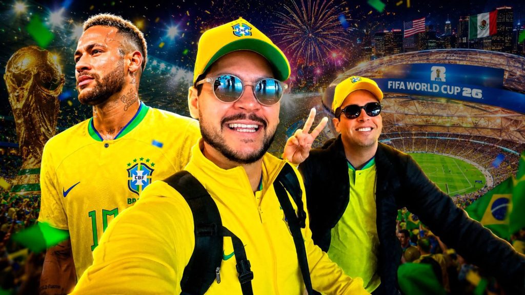 Dupla de influenciadores sergipanos embarca para cobrir a Copa do Mundo de 2026