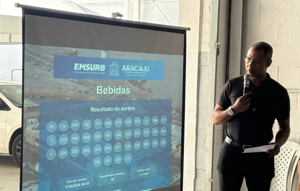 Emsurb sorteia comerciantes para o Forró Caju 2026 em Aracaju