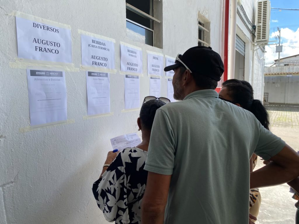 Forró Caju 2026: Ambulantes são sorteados para bairros Augusto Franco e Santos Dumont