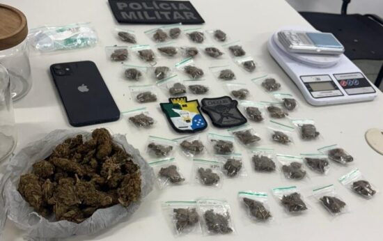 Homem é preso por tráfico de drogas no bairro Santa Maria em Aracaju