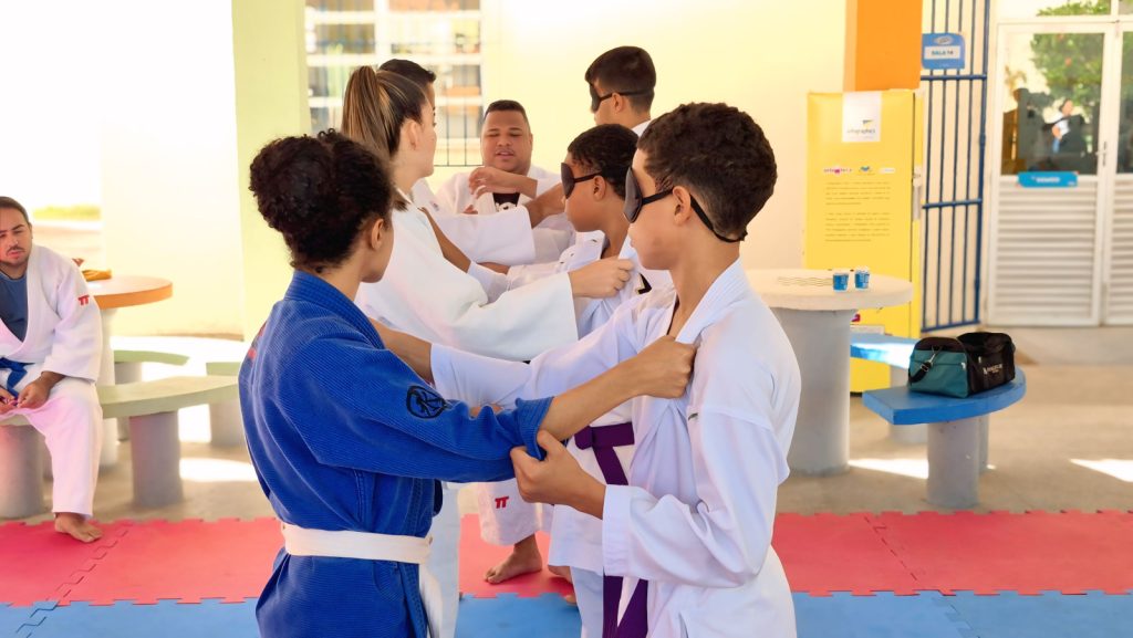 Judô para cegos e boxe olímpico marcam 8ª edição do Tamo Junto Aracaju