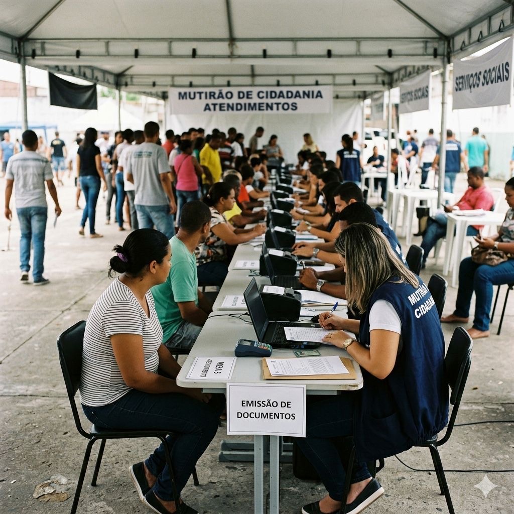 Mutirão da Cidadania oferece exames de DNA e serviços gratuitos em Aracaju neste sábado