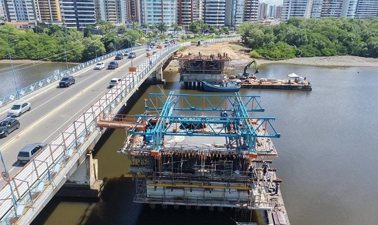 Mudanças no trânsito na Ponte Godofredo Diniz começam nesta quinta-feira, 4