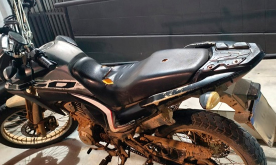 Polícia Militar apreende motocicleta com placa adulterada em Itabaianinha