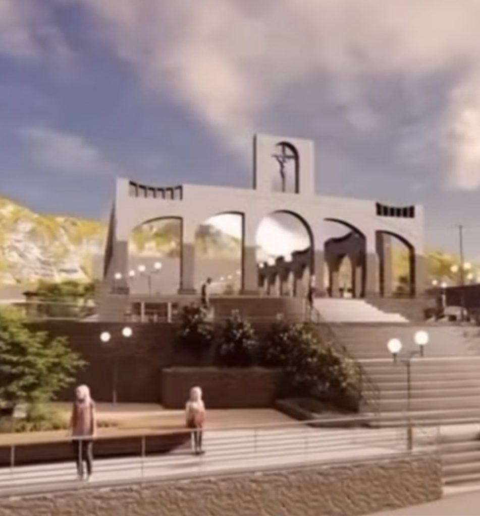 Prefeito de Canindé de São Francisco apresenta projeto da nova Praça da Igreja Matriz