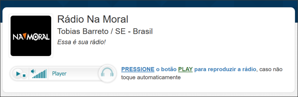 Rádio Na Moral transmite programa noturno para SE e BA de segunda a sexta