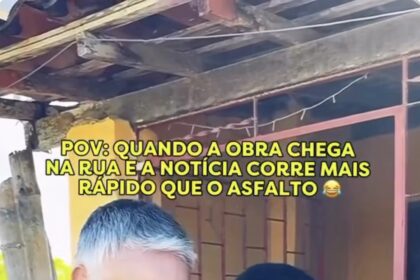 Asfalto chega a comunidade de Lagarto; moradores elogiam Fábio Reis
