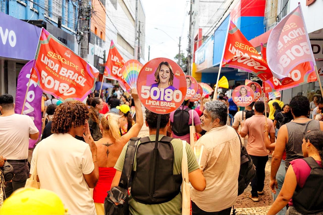 “Lula lá e Linda cá”: campanha de Linda Brasil articula candidaturas em Sergipe