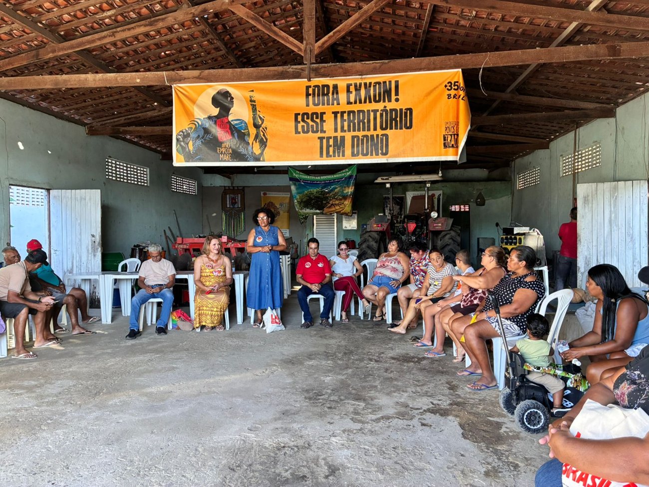 Plenária do Movimento dos Pequenos Agricultores no Povoado Tenório, em Neópolis