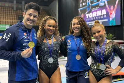 Brasil fecha Copa do Mundo de ginástica com mais cinco pódios