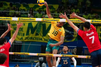 Brasil vence Chile na estreia pelo Sul-Americano de vôlei masculino