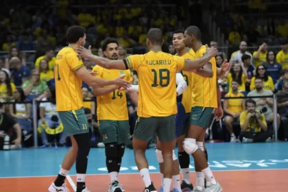 Brasil vence Venezuela e está no mundial de vôlei masculino