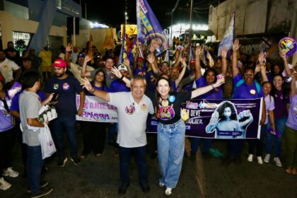Campanha de Danielle Garcia leva caminhada e carreata ao bairro São Conrado