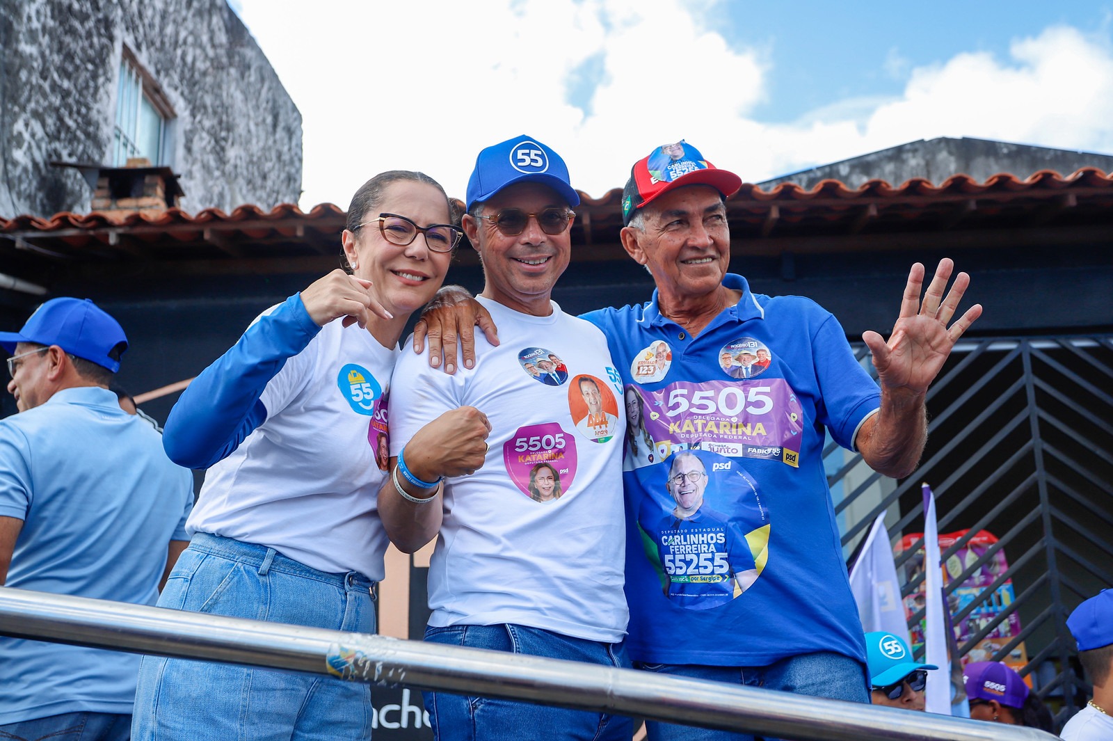 Fábio Mitidieri votou no Colégio Dinâmico, em Aracaju