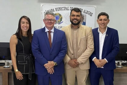 O vereador Odilar Feitosa de Lima, presidente da Câmara de Monte Alegre