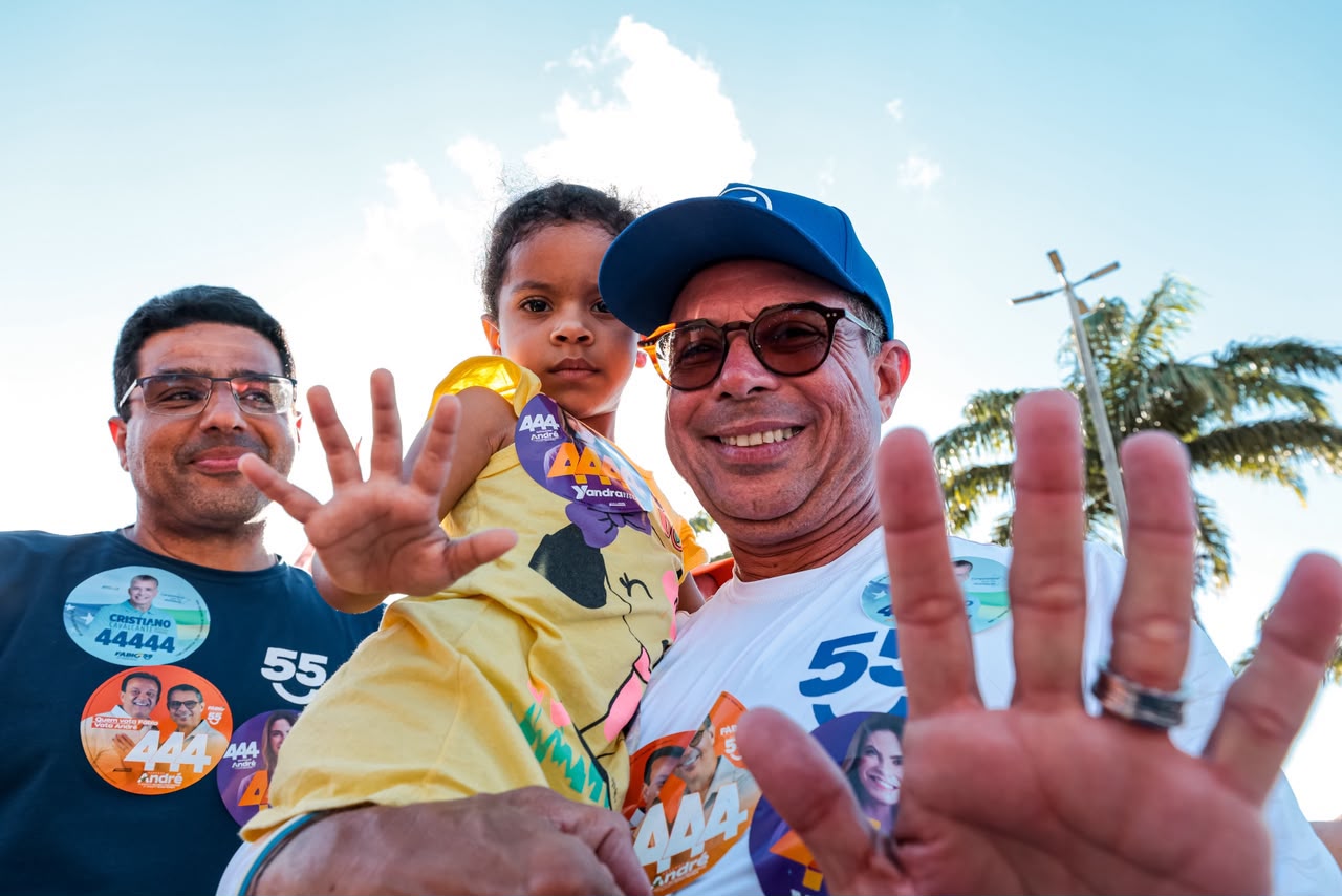 Fábio Mitidieri em agenda de campanha